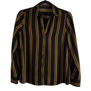 DYNAMITE stripe button-down shirt, xs